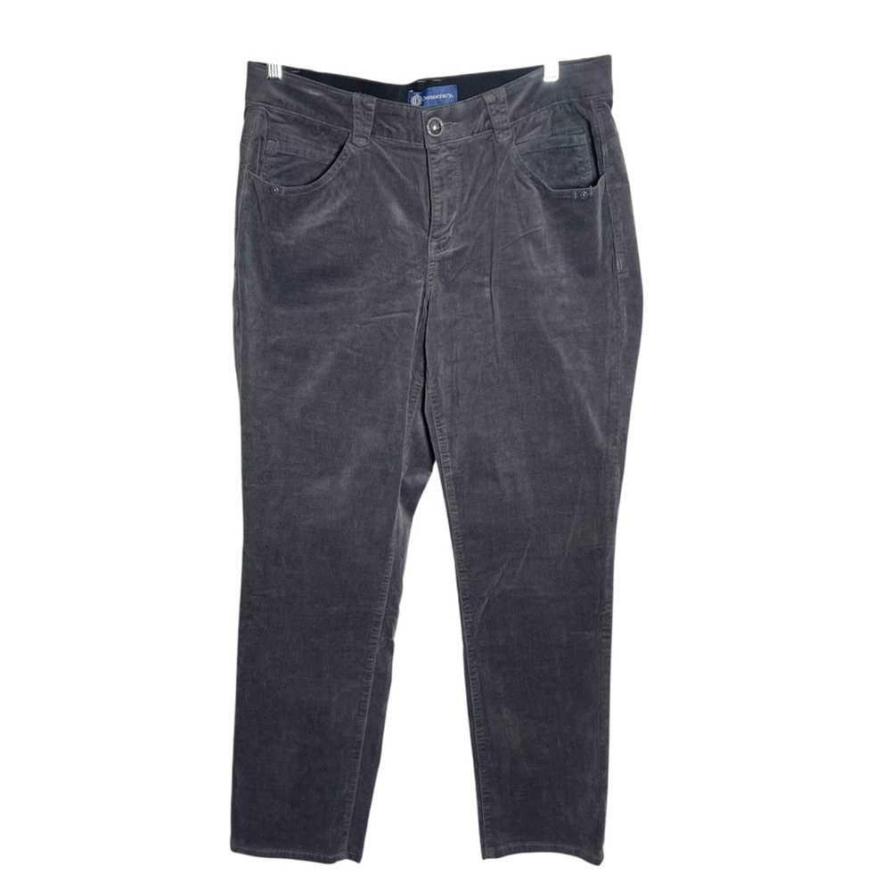 Democracy Dark Gray “Ab”solution Corduroy Pants‎